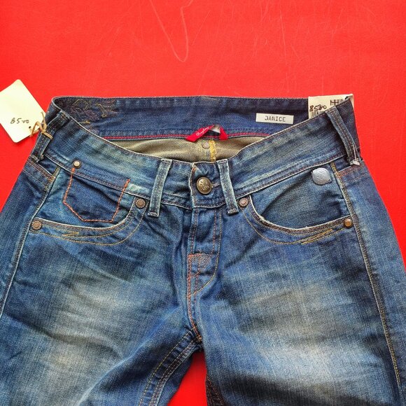 NWT Replay Janice jeans baggy blue women's size 26x32 - Picture 2 of 14